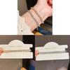 Geometric Square Zircon Fashion Bracelet With Cubic Zirconia For Women Gift