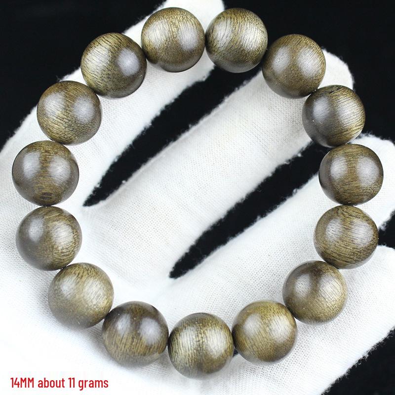 Indonesian Kalimantan Agarwood Prayer Beads Bracelet - 108 Beads - Unisex Jewelry