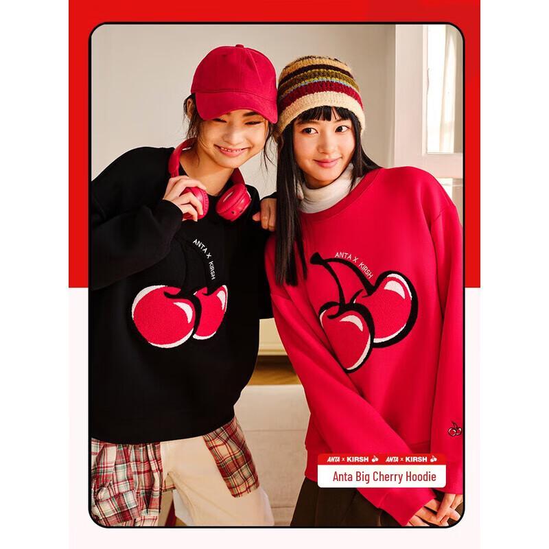 ANTA x Kirsh Big Cherry Women s Crewneck Sweatshirt L
