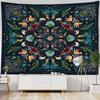 Vintage Art Painting Tapestry Wall Hanging Beach Mat Yoga Mat Sheet Home Decor Plant Animal Art Background Cloth Room Wall Decor