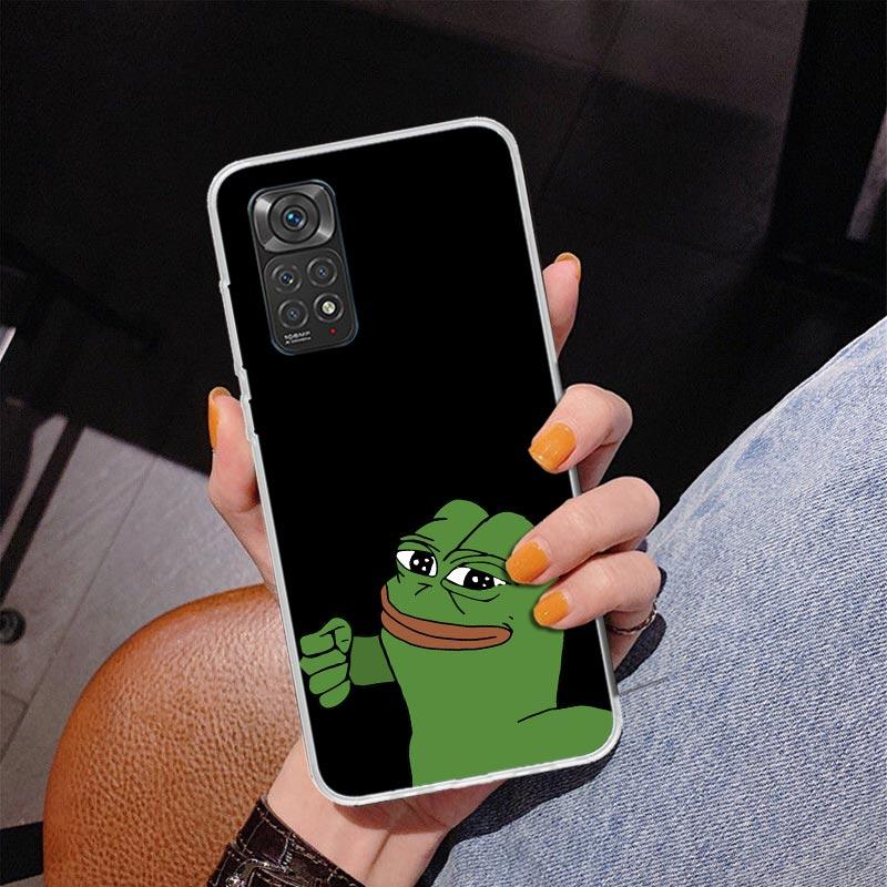 Cute Frogs Party Sad Pepe Phnoe Case for Phnoe Case for Xiaomi Redmi Note 15 14 14S 13 Pro Plus 12 12S 11S 11E 10S 10 11T 5G Uni