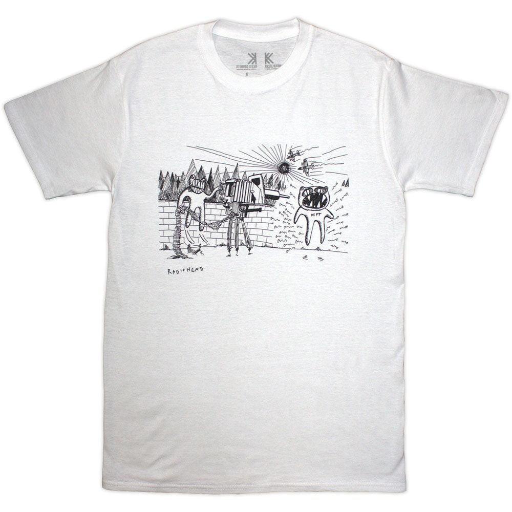 New Radiohead Organic T-Shirt: Despot (White) OFFICIAL XL