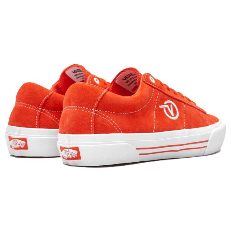 Vans Saddle Sid Pro Skate Lightweight Breathable Low Top Casual Skate Shoes Men Sneakers Red VN0A4BTB10N