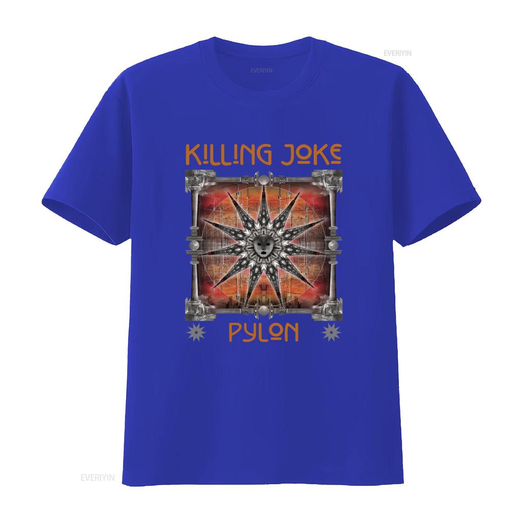 Killing Joke Pylon Rockový Koncert Vintage Design Tričko Unikátní Merch Kapely pro Hudební Fanoušky vintage Vyprané Univerzální
