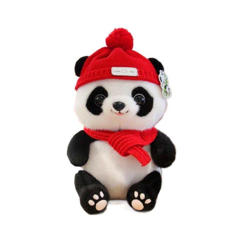 New Year Mascot Festive Panda Plush Toy Giant Panda Doll Rag Doll Chengdu Souvenir Gift