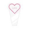 Transparent Rose Packaging Bags Flower Bouquet Plastic Bag Bouquet Wrapping Paper One Straight Bag Flower Packagin