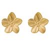 European and American pattern earrings, high-end stainless steel stud earrings, fashion trend, versatile temperament, simple earrings