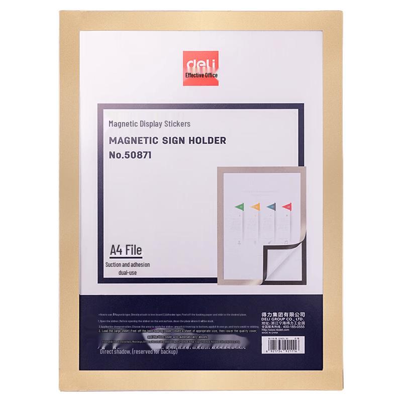 Deli 50871 Magnetic Whiteboard Display Stickers