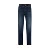 Septwolves Men's Warm Elastic Straight-Leg Jeans