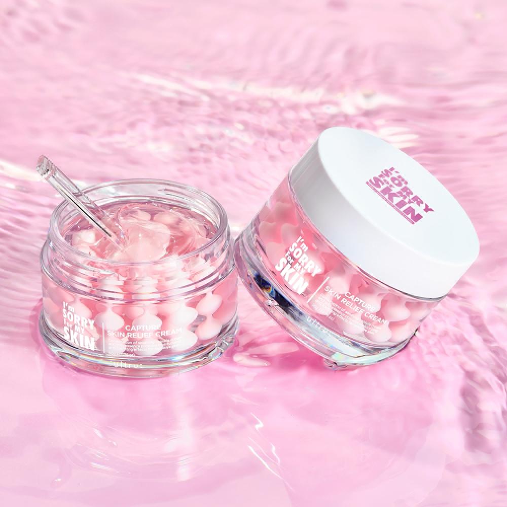 Imsorryformyskin Pink Lacto Ampoule+skin Relief Capture Cream