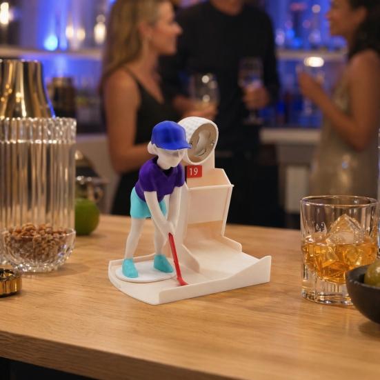 Abridor de Botellas de Cerveza para Swing de Golf Impreso en 3D Yousheng, Abridor de Botellas de Cerveza con Temática de Golf, Diseño Portátil de Mesa para Bar de Golf y Cueva del Hombre, Regalos para Golfistas