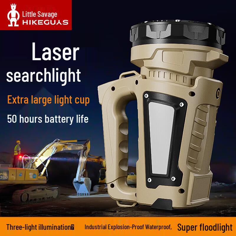 Rechargeable High-Lumen Outdoor Flashlight