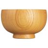 Yamanaka Lacquerware Shirasagi Woodwork Soup Bowl, Shirasagi Bowl, Medium, Approx. 11cm, Natural Zelkova, Made In Japan