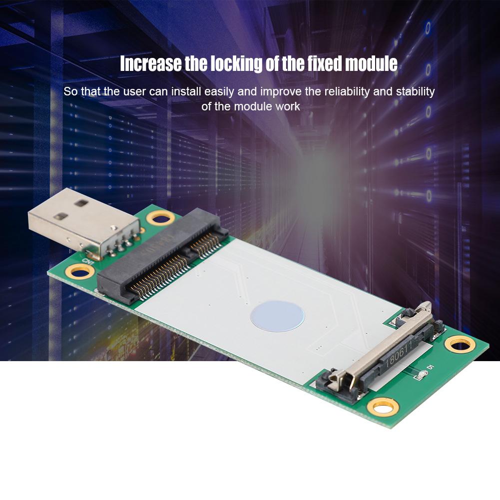 Mini PCI E to USB Riser Card for WWAN Test Adapter Card 3G 4G Module With SIM Card
