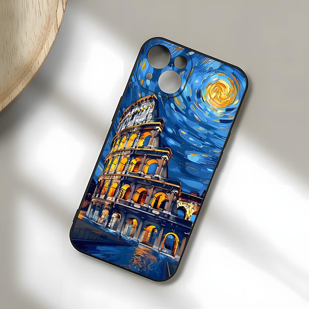 Van Gogh Oil Paintings Phone Case For IPhone 17 Pro Max 15 Pro 16 14 Plus 12 13 Mini 11 Pro Shockproof Soft Cover