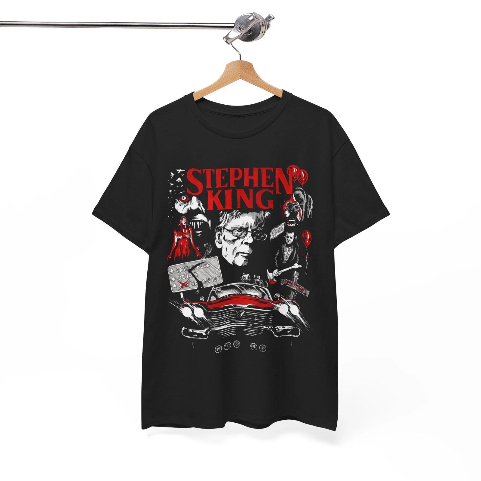 

Stephen King Horror Movies T-Shirt, Unisex Tee 3XL