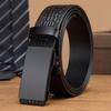 Men's Leather Belt with Automatic Clasp