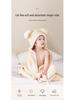 Super Soft Hooded Children's Coral Fleece Bath Towel Poncho - Thick, Absorbent, and Quick-Drying Baby Bathrobe