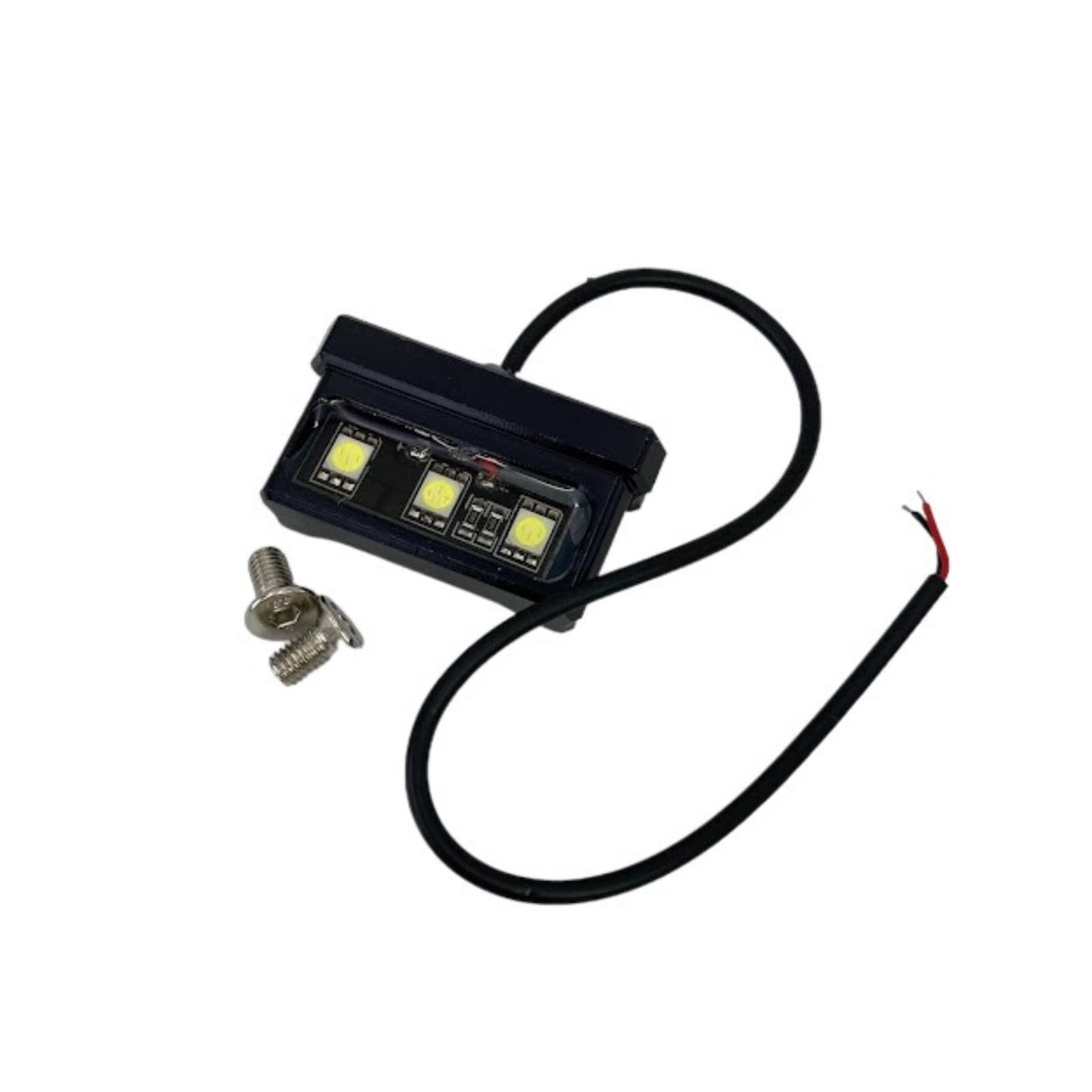 

Lunali License Plate Light, LED License Lamp, License Plate Light, Small, Universal, Black, Plate Light, Number Light чёрный