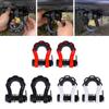 2 Pieces D Ring Shackles Off Road Towing Accessories,Rugged Heavy Duty Tow for Strap