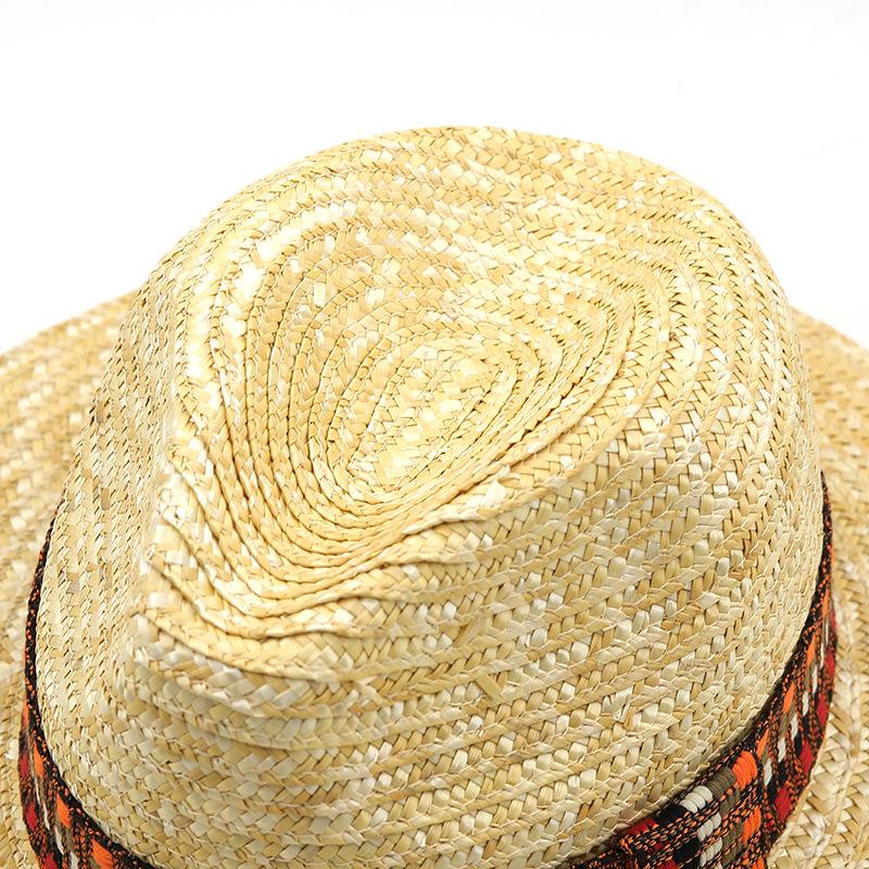 Sunscreen Hat Casual Vacation Jazz Straw Straw Hat Western Cowboy Hat Beach Visor Hat Summer Spot
