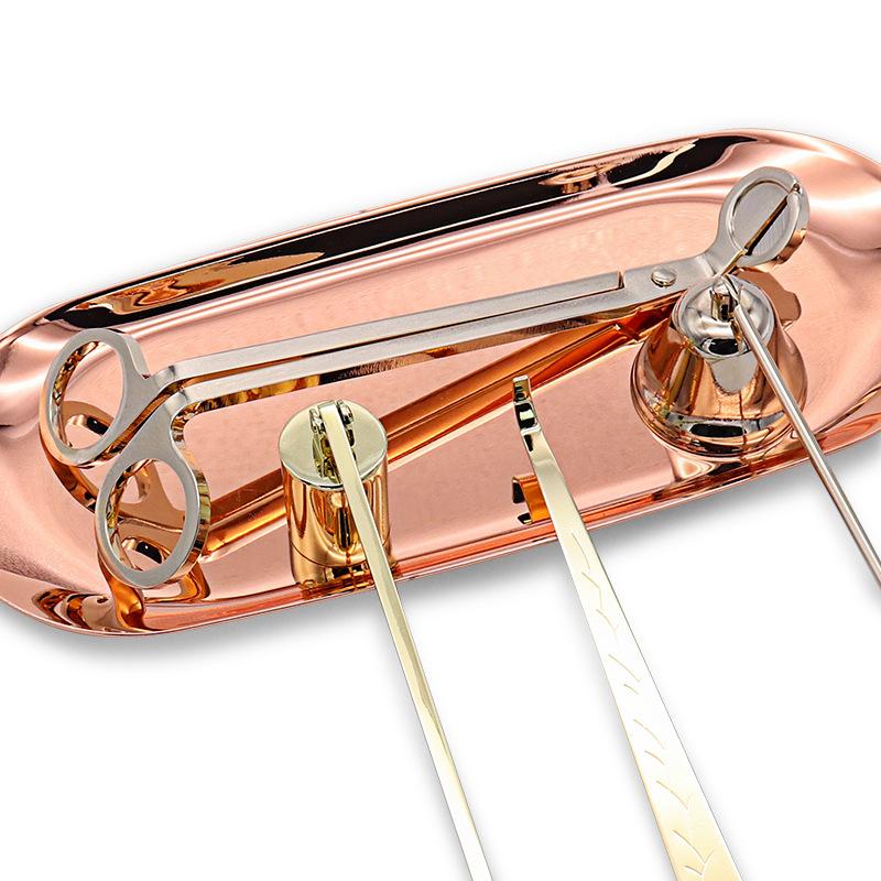 Candle Extinguishing Tool Candle Bell Aromatherapy Wick Cutting Wax Candle Accessory Set Wedding Home Decor