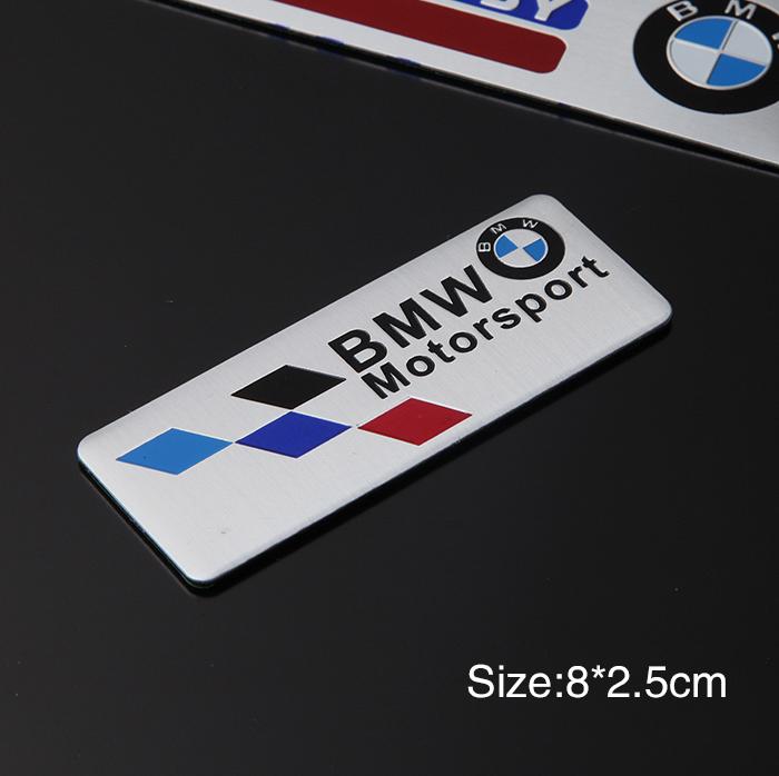 CTCE1 Keychain 3D Metal Car Sticker Fender Emblem Styling Decals Badge Accessorie For BMW Performance F30 357 Series X5 X6m MSports G3