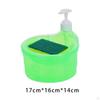 Convenient Soap Dispenser and Sponge Holder Set for Kitchen Bathroom