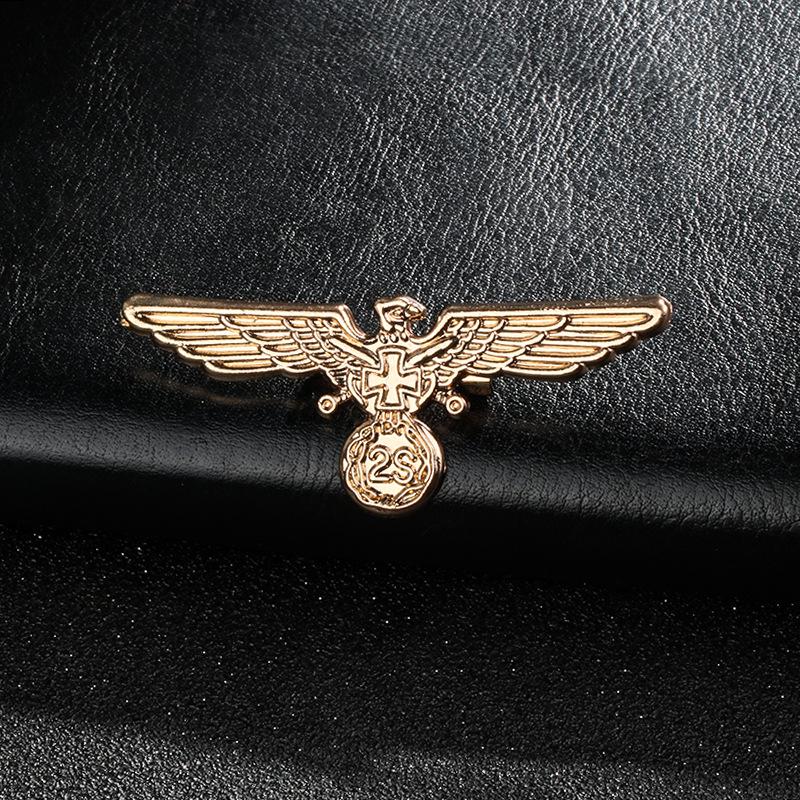 Vintage Personality Brooches: Trendy Metal Lapel Pins & British Fashion Medals