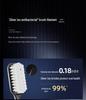 Hefengyu Men's Medium Hard Toothbrush 2-Pack: Durable Small Heads for Adults