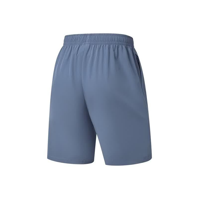 Li Ning Fitness Series Solid Color Simple Versatile Soft Sports Shorts Men shorts AKSW133-14