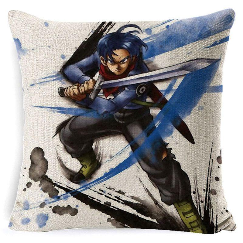 Dragon Ball Kissenbezug Atemberaubender Cartoon Quadratischer Kissenbezug Für Stilvolles Sofa Heimdekor