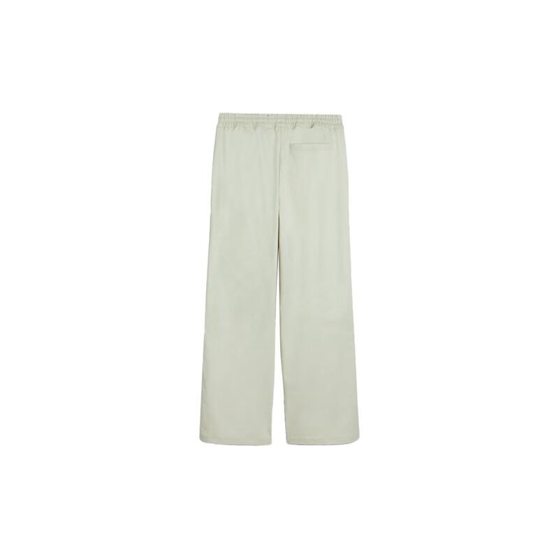 Puma Classics Artisanal Straight Leg Sports Solid Color Comfortable Casual Pants Unisex Bottoms Sandy-Gray 630037-68