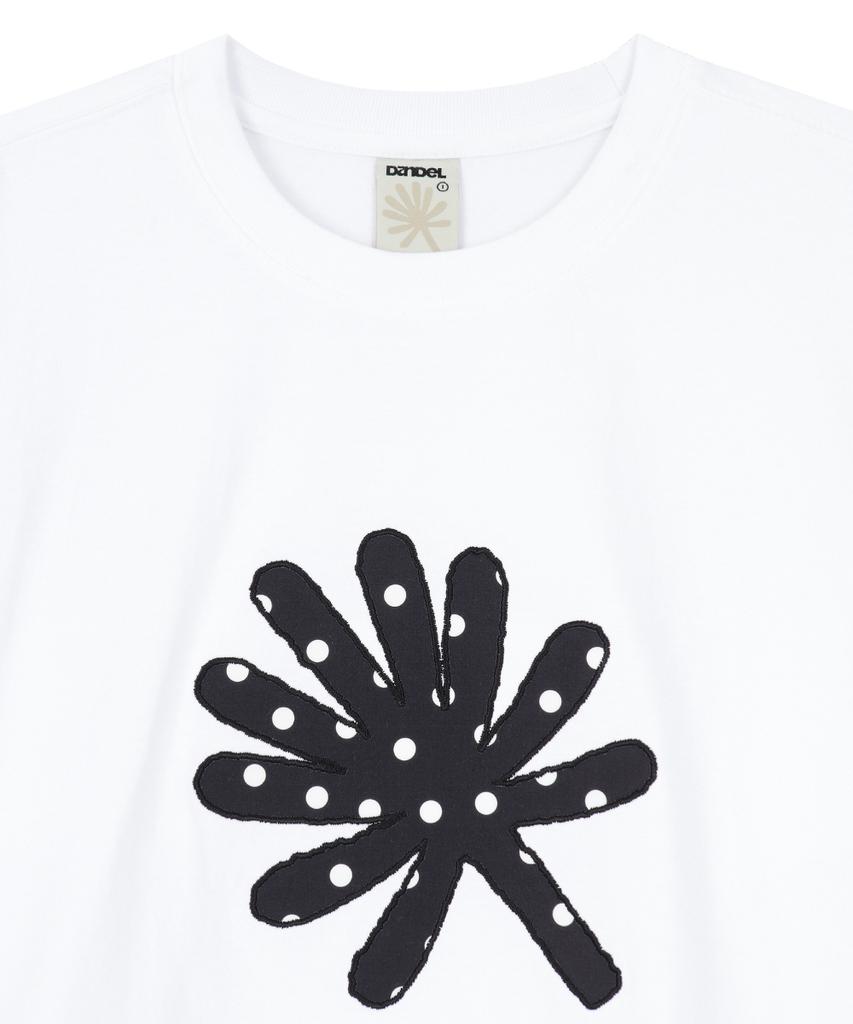 Dandel Dd Symbol Applique Long Sleeve (White)