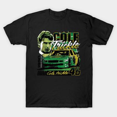 Men Black Print T-shirt Days Of Thunder Cole Trickle 46 City Chevrolet - Vocitusvulpes #4640 No-Cut Transfer Paper Print Cotton Tshirt