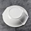 Large White Double-Handled Ceramic Soup & Noodle Bowl - Hotel & Home Tableware