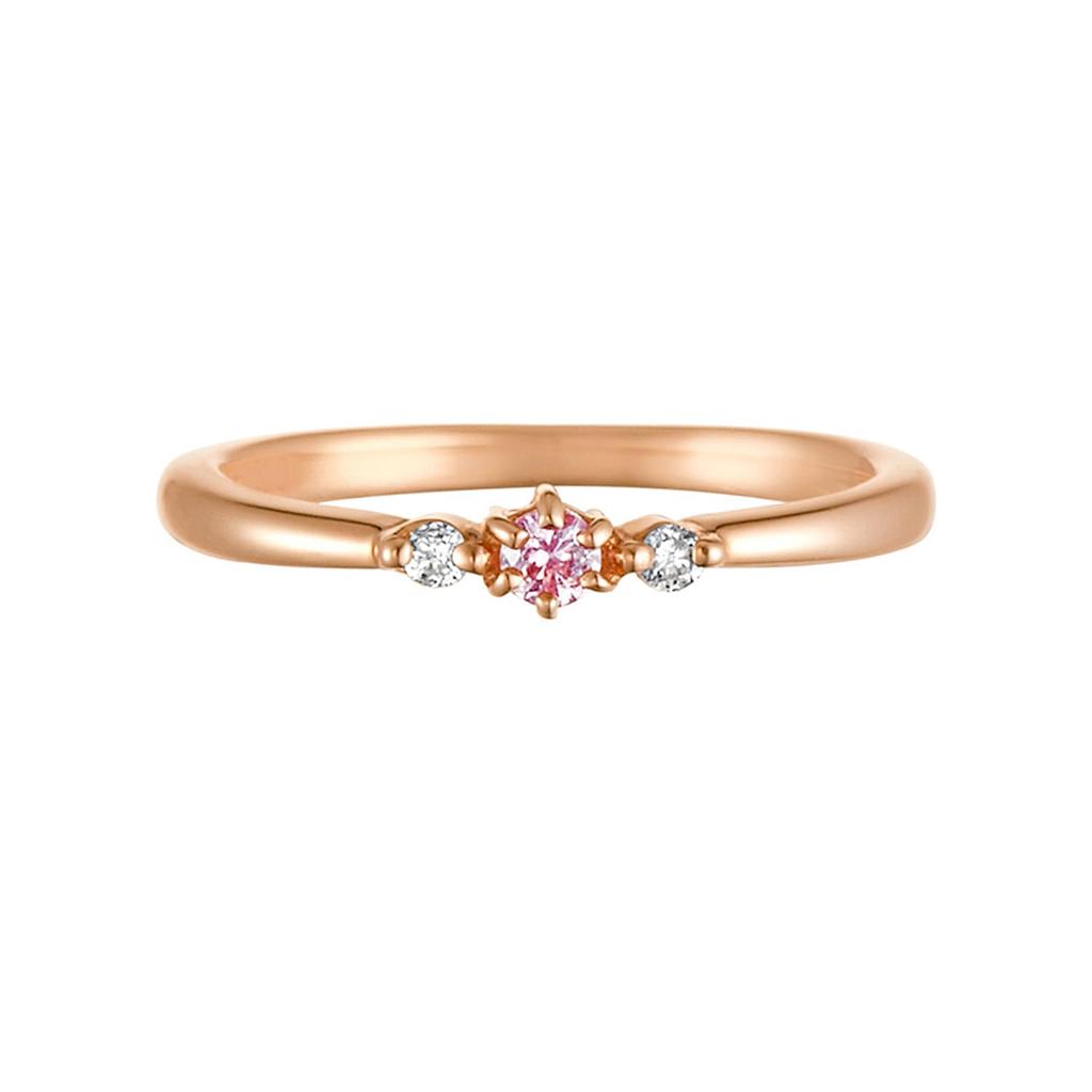 10K Pink Gold Pinky Size 151216543106 Canal4℃ (Canal 4℃) (PG) Ring, 1,