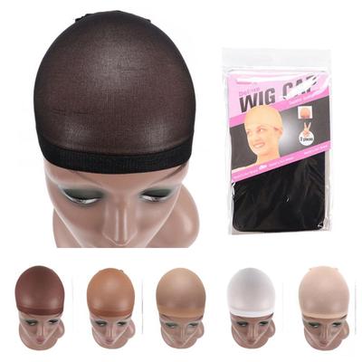 2Pcs Breathable Wig Cap Invisible Hair Net Wig Accessories Stocking Wig Caps  for Making Wigs