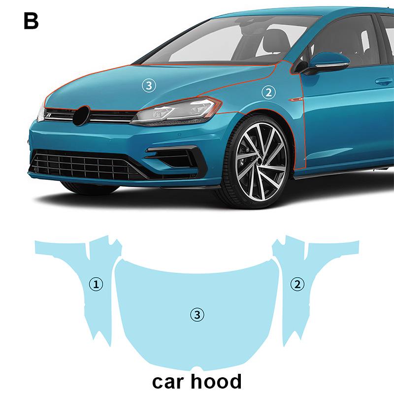 Volkswagen Golf R Invisible Anti-Scratch Paint Protection Film