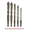 4-Blade Saw Tooth Eccentric Drill Bit for Wood/Metal/Concrete,High-Speed Steel,Heat-Resistant,Professional Rotary Tool Accessory