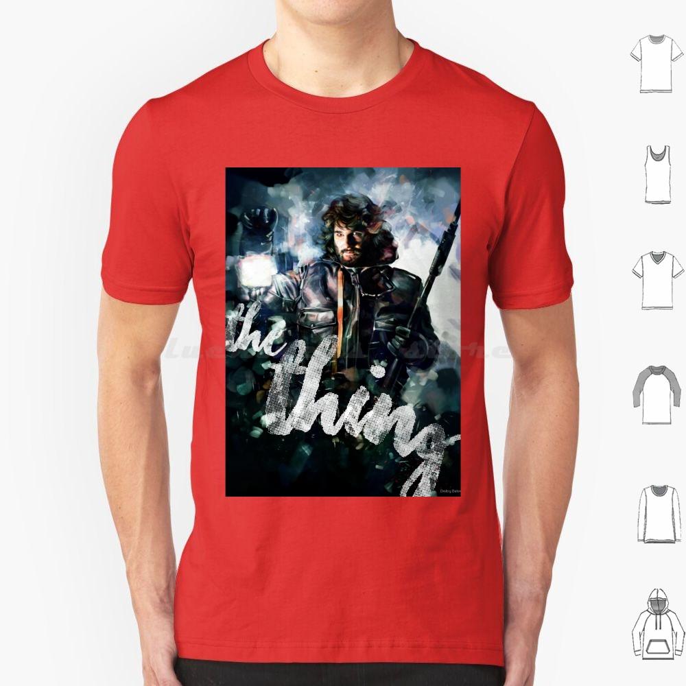The Thing T Shirt Big Size 100 Cotton The Thing Movie Film Horror Scary Halloween Carpenter Russell Sci Fi Science Fiction S