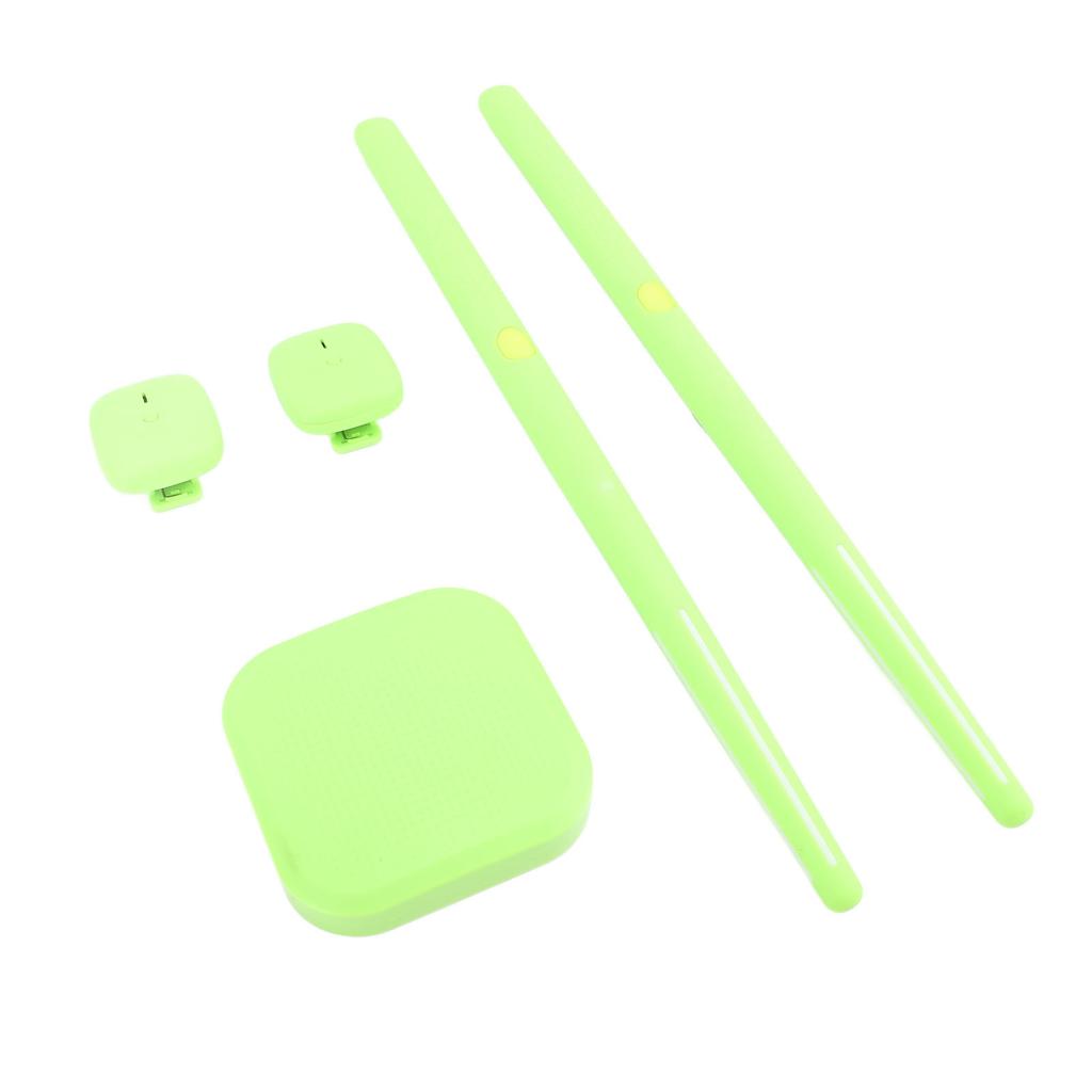 Electric Air Drum Set Portable 3D Motion Sensing RGB Virtual Drum Kit with Drumsticks Pedals