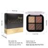 BSIMONE Four-Color Shimmer Eyeshadow Palette - Three-Dimensional Glow Student Style
