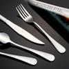 1010 Stainless Steel Cutlery Set: Long-Handle Fork, Soup & Dessert Spoon