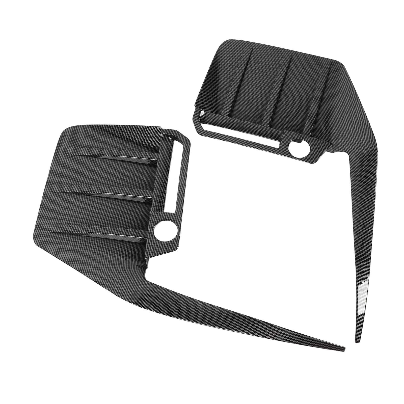 2 STuks Achterbumper Zijspoiler Links Rechts Sportief Uiterlijk Achterbumper Ventilatierooster Sierstrip voor M2 G87 2023 en Verder