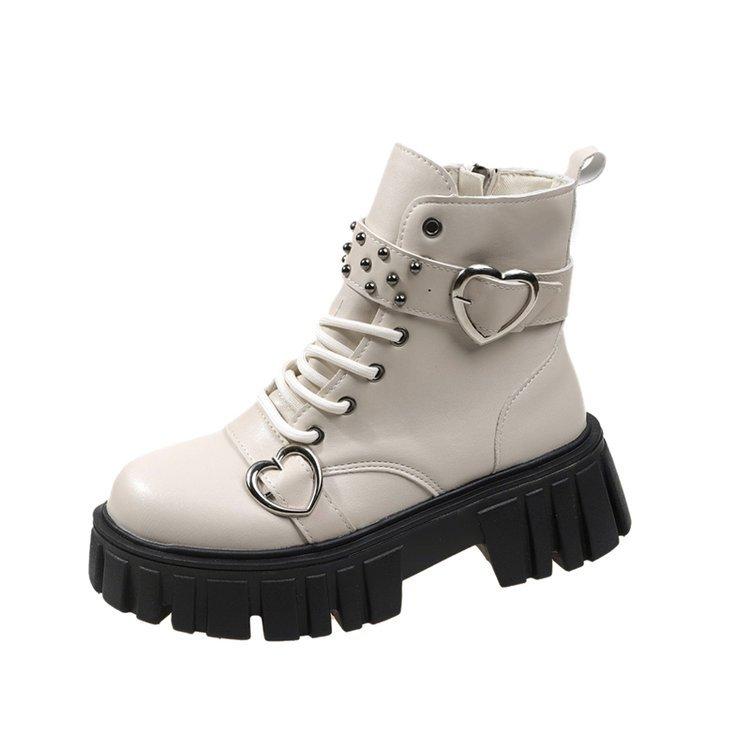 

2024 autumn new European and American Martin boots women s cross strap daily solid color black lace-up locomotive wind boots women 40