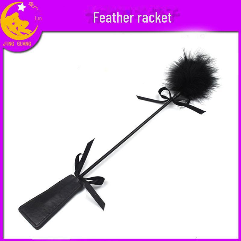 Eco-Friendly Non-Fading Feather Spanking Stick - Sexy Feather for Pleasure