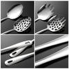 304 Stainless Steel Hanging Hole Male Spoon Male Fork Multi-style Creative Hotel Tableware Household Common Spoon