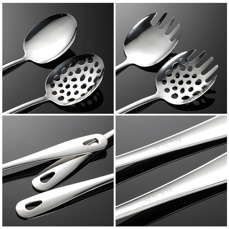 304 Stainless Steel Hanging Hole Male Spoon Male Fork Multi-style Creative Hotel Tableware Household Common Spoon