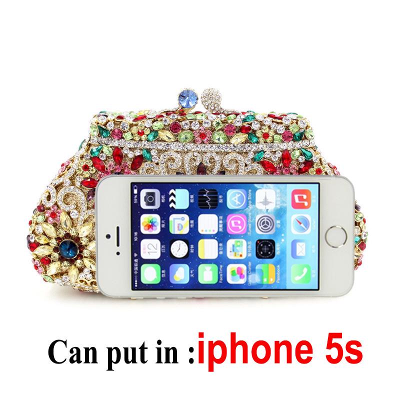 Borsa da Banchetto Fiore di Strass - Abbigliamento da Sera e da Festa